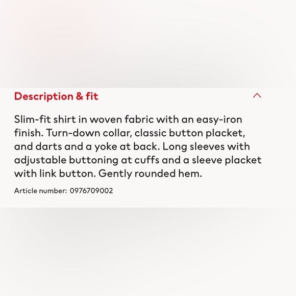 Preowned H&M Slim Fit Dress Up T-shirt Size Large Lightweight Button Up . - Picture 8 of 10